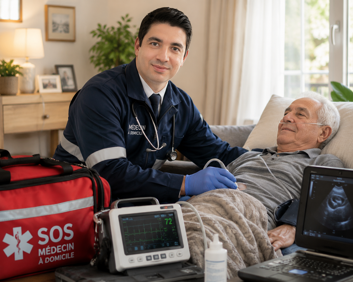 Photo personnelle du médecin intervenant à domicile